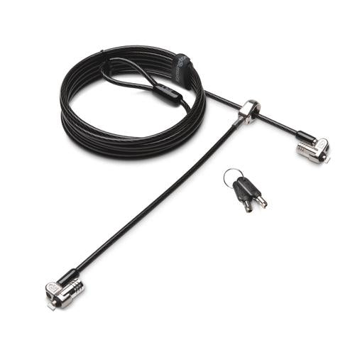 Kensington MicroSaver 2.0 Twin-laptopslot met sleutel