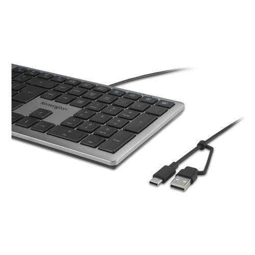 KB515 EQ USB-C/USB-A Wired Keyboard - US International QWERTY