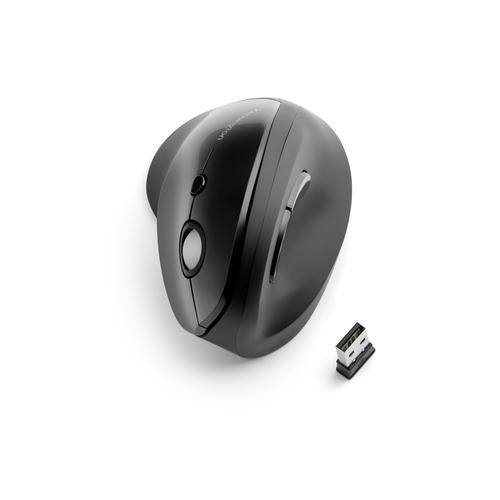 Pro Fit Ergo Vertical Wireless Mouse - Black