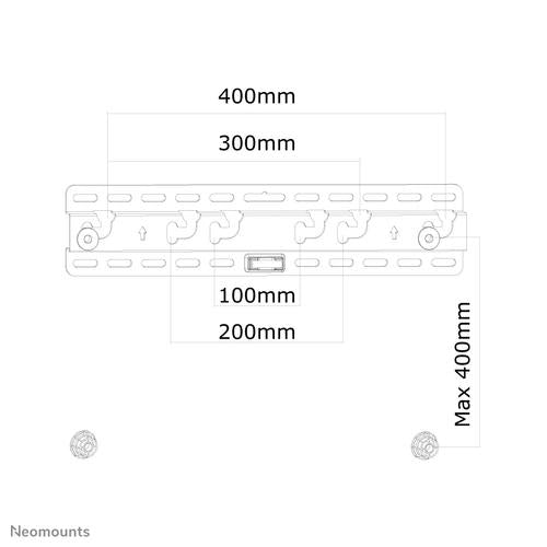 Neomounts LED-W040 TV-beugel wand 23-52