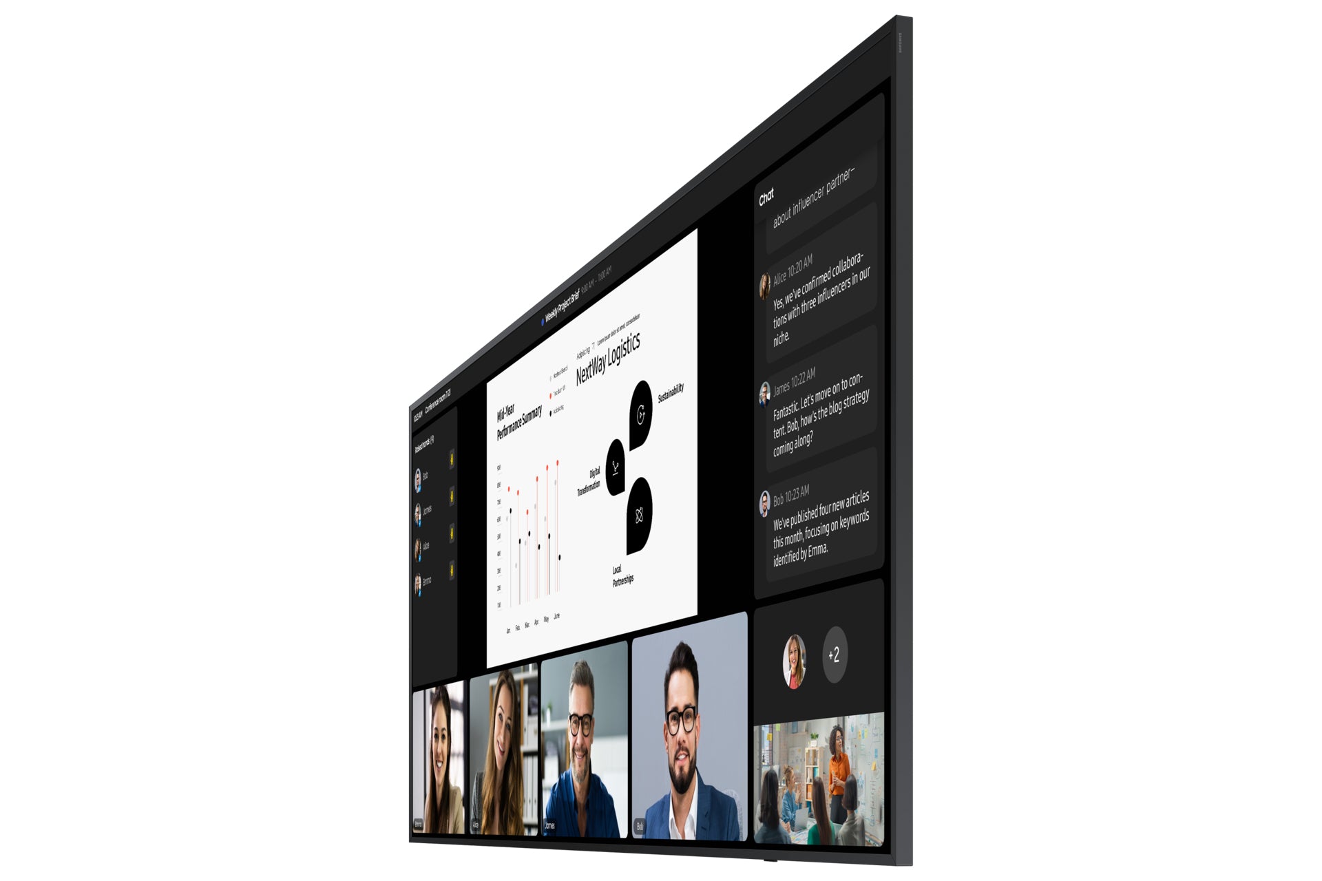 QP105DX-5K 105 inch Direct LED display with 21:9 aspect ratio 5K resolutionMicrosoft Teams Front Row compatible