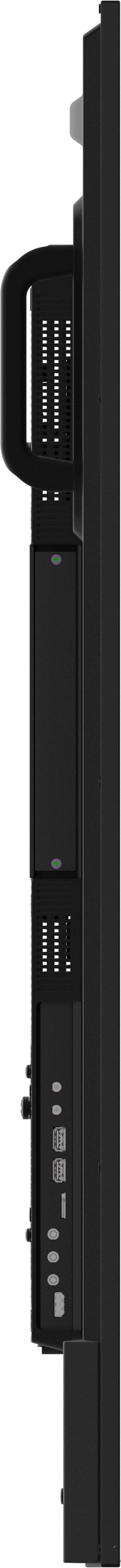 75iWIDE LCD 3840 x 2160 4K UHD IPS panel LED Bl. Metal front bezel Fan-less Speakers Multiple In-/Outputs (HDMI(3x) DisplayPort DisplayPort-Out and more) 500 cd