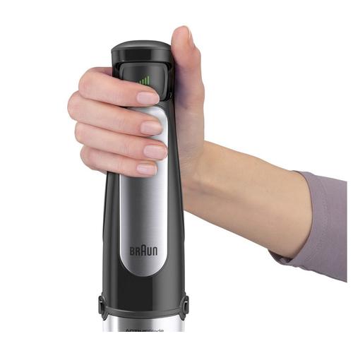 Braun MQ 7000X 0,6 l Staafmixer 1000 W Zwart, Gesatineerd staal