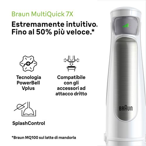 Braun MultiQuick 7 MQ7035IWH 0,6 l Staafmixer 1000 W Roestvrijstaal, Wit