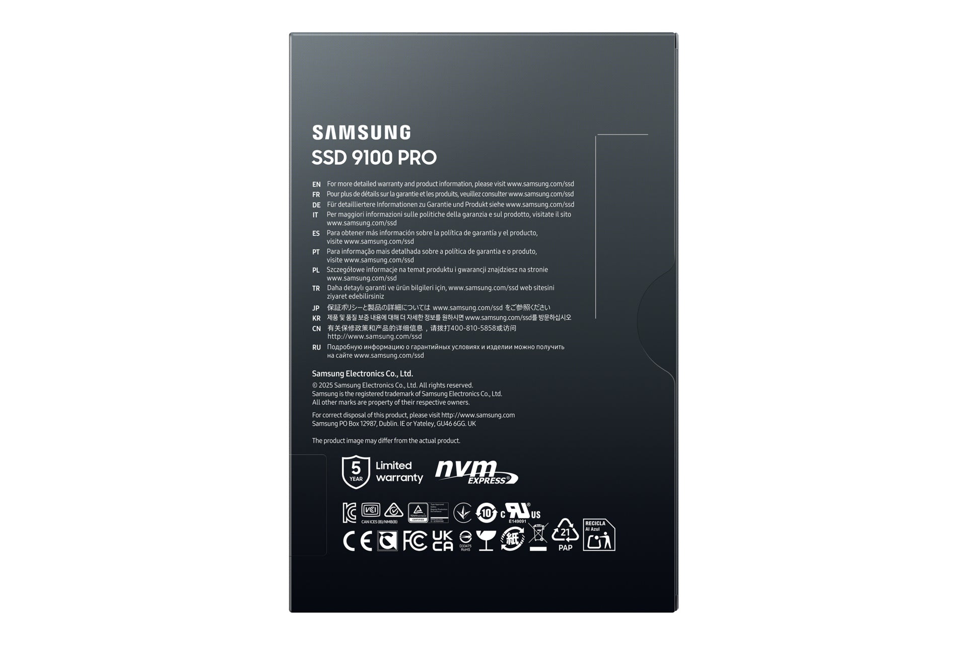 SSD 9100 PRO SERIES 4TB