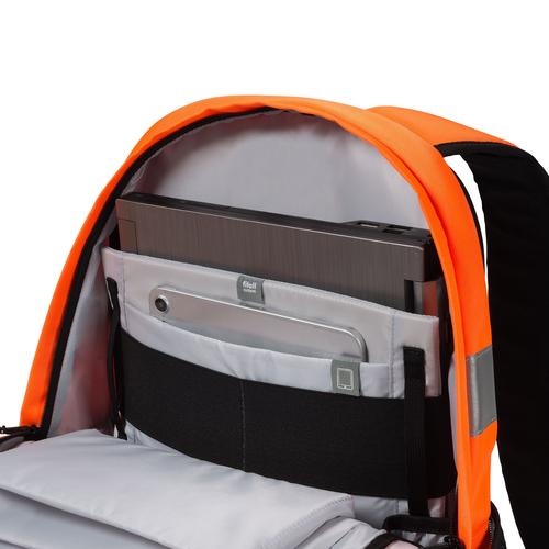 DICOTA Hi-Vis V2 rugzak Oranje Polyethyleentereftalaat (PET), Thermoplastic polyurethaan (TPU)