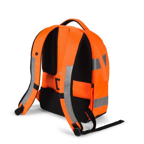 DICOTA Hi-Vis V2 rugzak Oranje Polyethyleentereftalaat (PET), Thermoplastic polyurethaan (TPU)