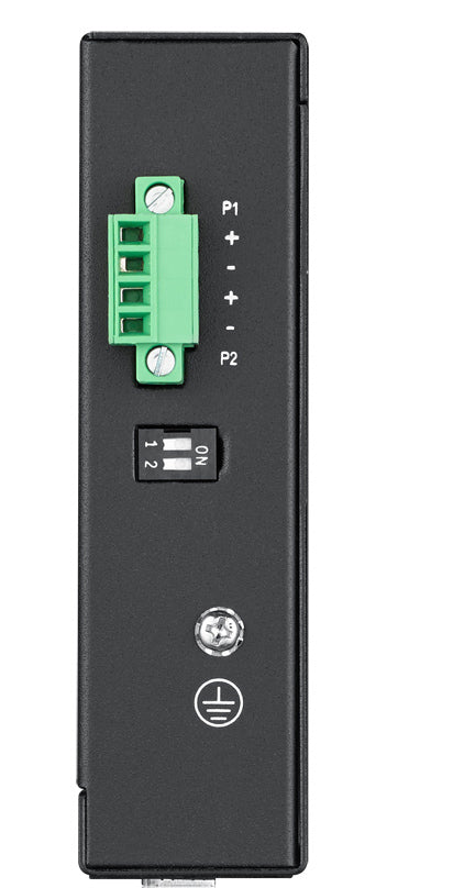 RGS100-5P 5 Port unmanaged PoE Switch 120 Watt PoE D IN Rail IP30 12-58V DC