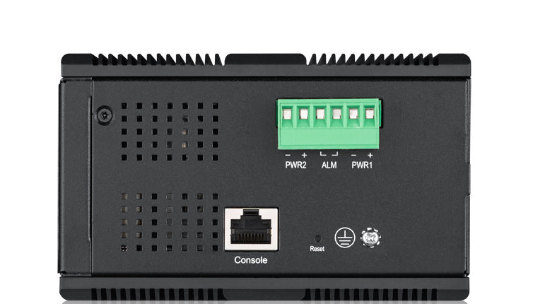 RGS200-12P 12 Port managed PoE Switch 240 Watt PoE DIN Rail IP30 12-58V DC