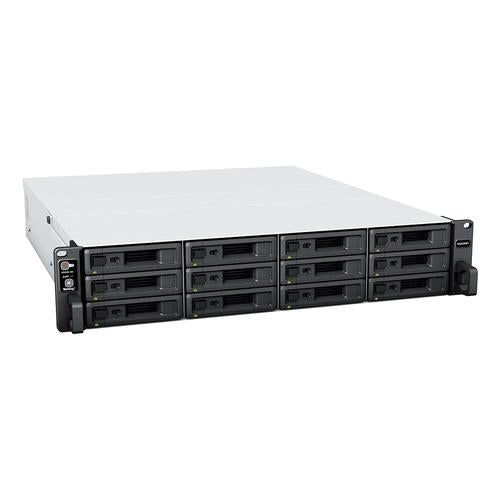Synology RackStation RS2423RP+ data-opslag-server NAS Rack (2U) Ryzen Embedded V1780B 8 GB DDR4 0 TB DiskStation Manager Zwart, Grijs