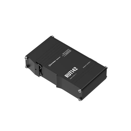 Teltonika RUT142 (EU) Ethernet router, draadloze router Fast Ethernet Single-band (2.4 GHz) Zwart