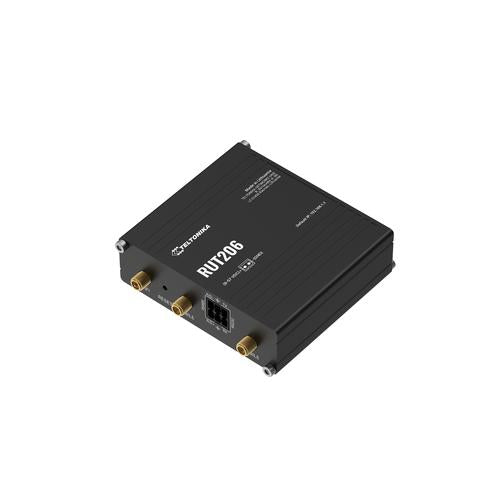 Teltonika RUT206 INDUSTRIAL draadloze router Fast Ethernet Single-band (2.4 GHz) 4G Zwart