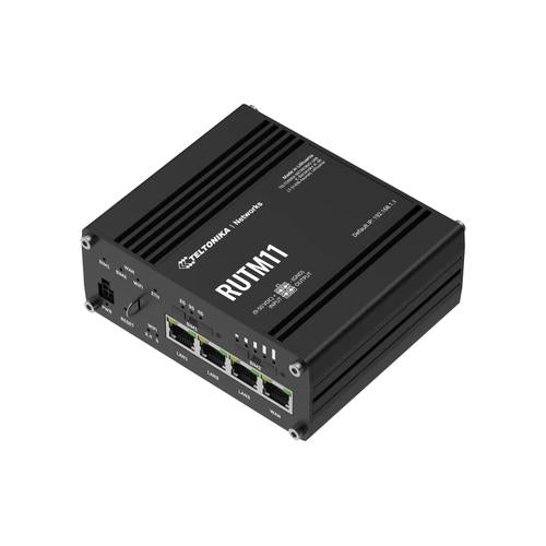 Teltonika RUTM11 bedrade router Gigabit Ethernet Zwart