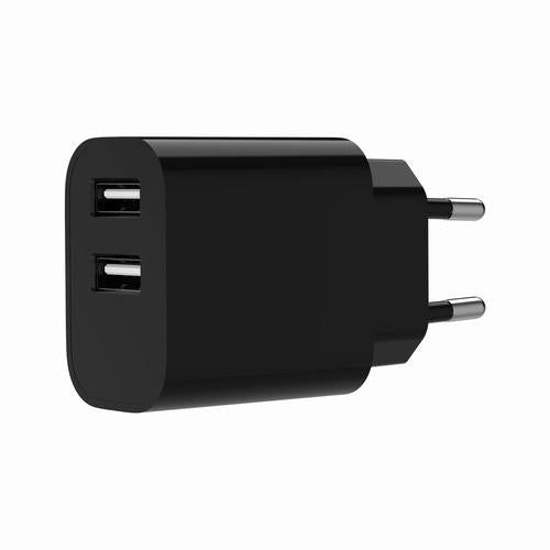 Gembird TA-UC-2A12-01-BK oplader voor mobiele apparatuur Universeel Wit AC Binnen
