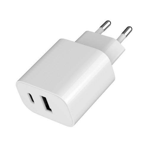Gembird TA-UC-2AC12-01 oplader voor mobiele apparatuur Smartphone, Smartwatch, Tablet Wit AC Binnen