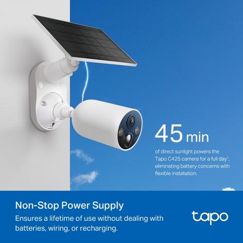 TP-Link Tapo C425 KIT Kogel (vorm) IP-beveiligingscamera Buiten 2560 x 1440 Pixels Plafond/muur