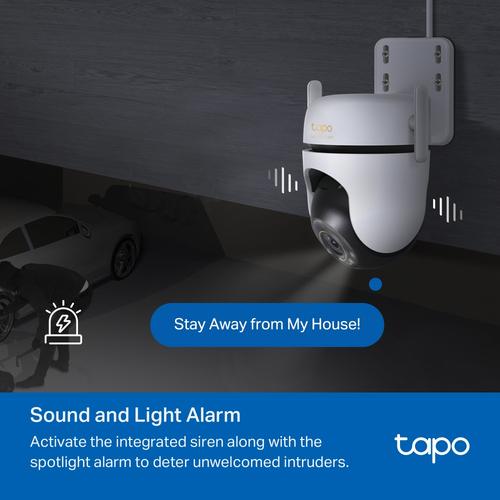 TP-Link TAPO C530WS bewakingscamera Torentje IP-beveiligingscamera Buiten 2880 x 1620 Pixels Muur
