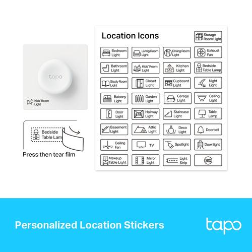 TP-Link Tapo S200D Extern Slimme dimmer Wit