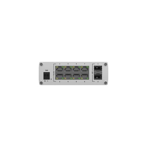 TSW210 Ethernet switch offers a combination of Gigabit Ethernet and SFP. 8x Ethernet ports enable connecting multiple devices to the network quickly and easily.