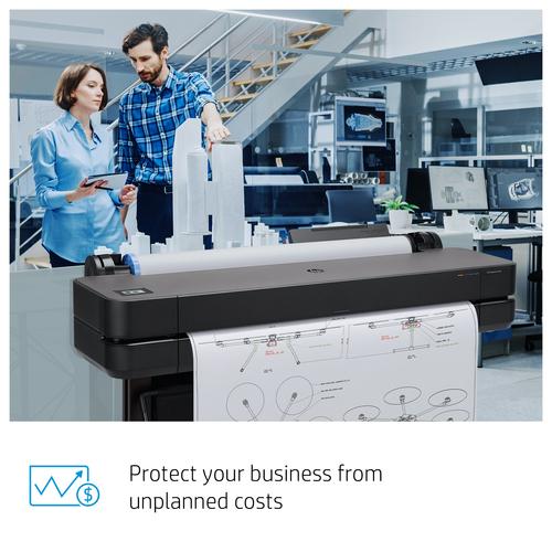 HP 3 jaar onsite hardwaresupport op de volgende werkdag voor DesignJet T125