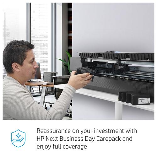 HP 5 jaar onsite hardwaresupport op de volgende werkdag voor DesignJet T525-36
