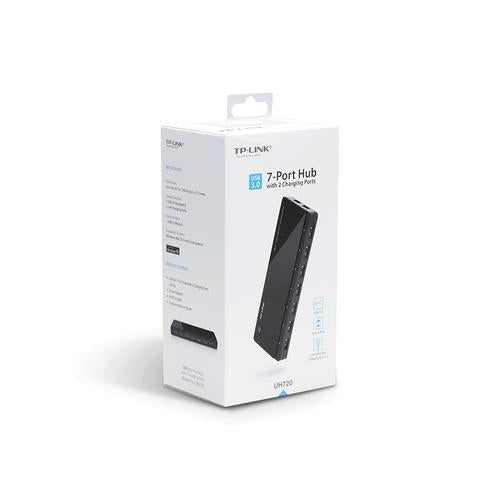 TP-Link UH720 interface hub USB 3.2 Gen 1 (3.1 Gen 1) Micro-B 5000 Mbit/s Zwart