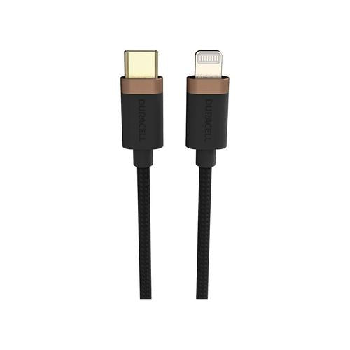 Duracell USB9022A Lightning-kabel Zwart