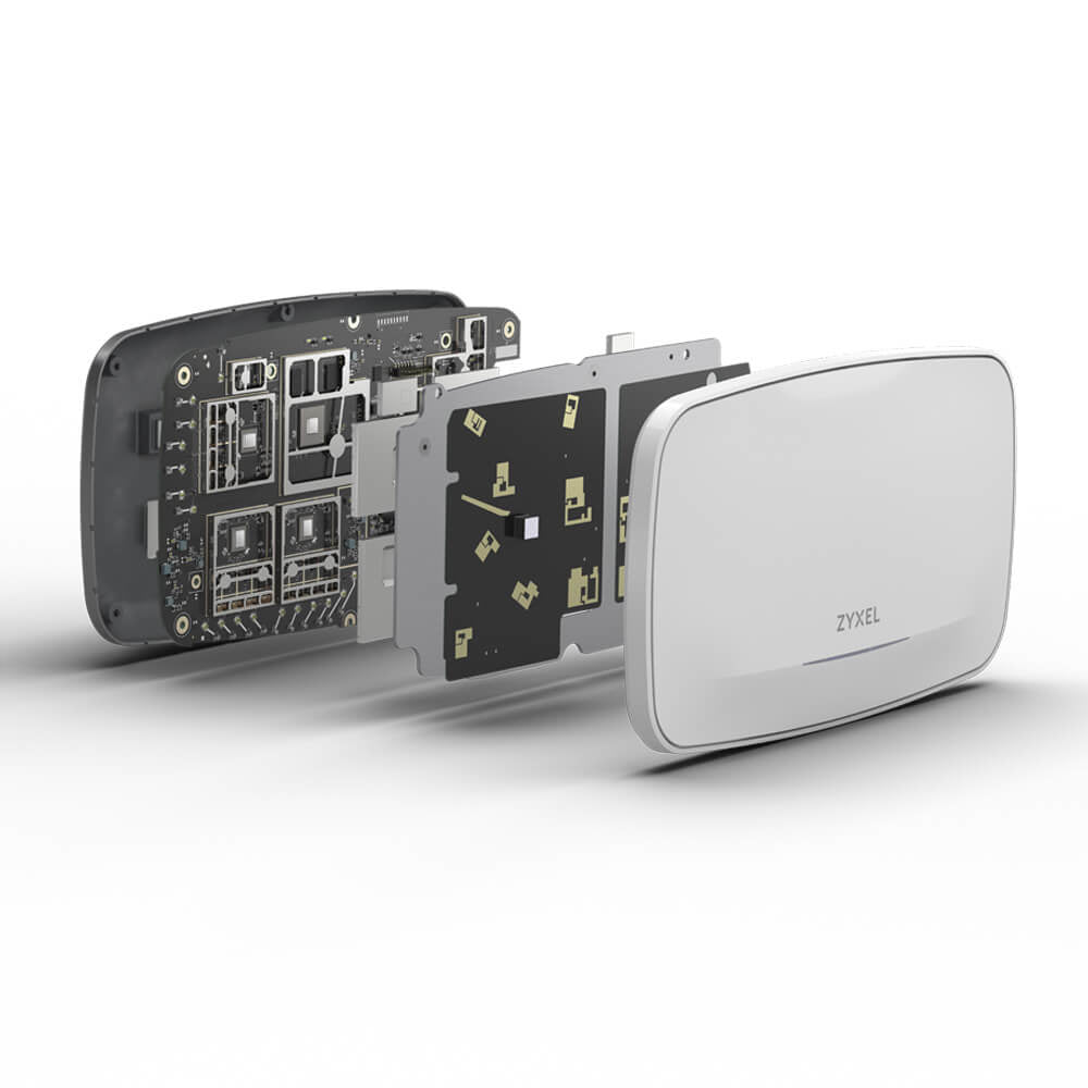 WBE660S Single Pack 802.11be AP Smart Antenna Standalone / NebulaFlex 1 year Nebula Pro pack license bundled EU and UK exclude Power Adaptor