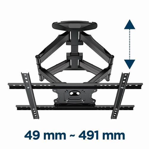 Gembird WM-75ST-01 tv-bevestiging 190,5 cm (75