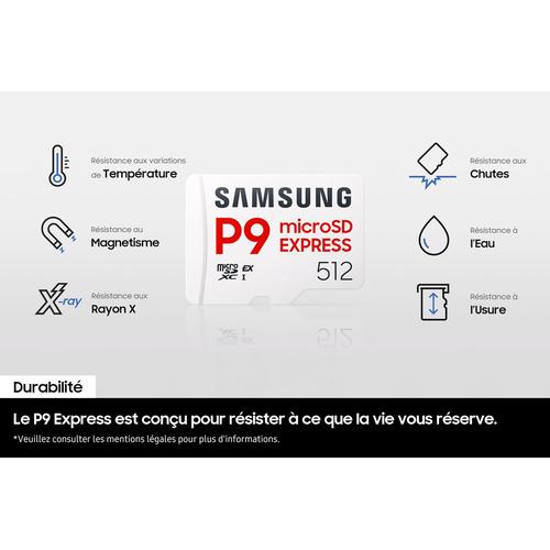 Samsung P9 Express microSDXC™ Express Card 512GB