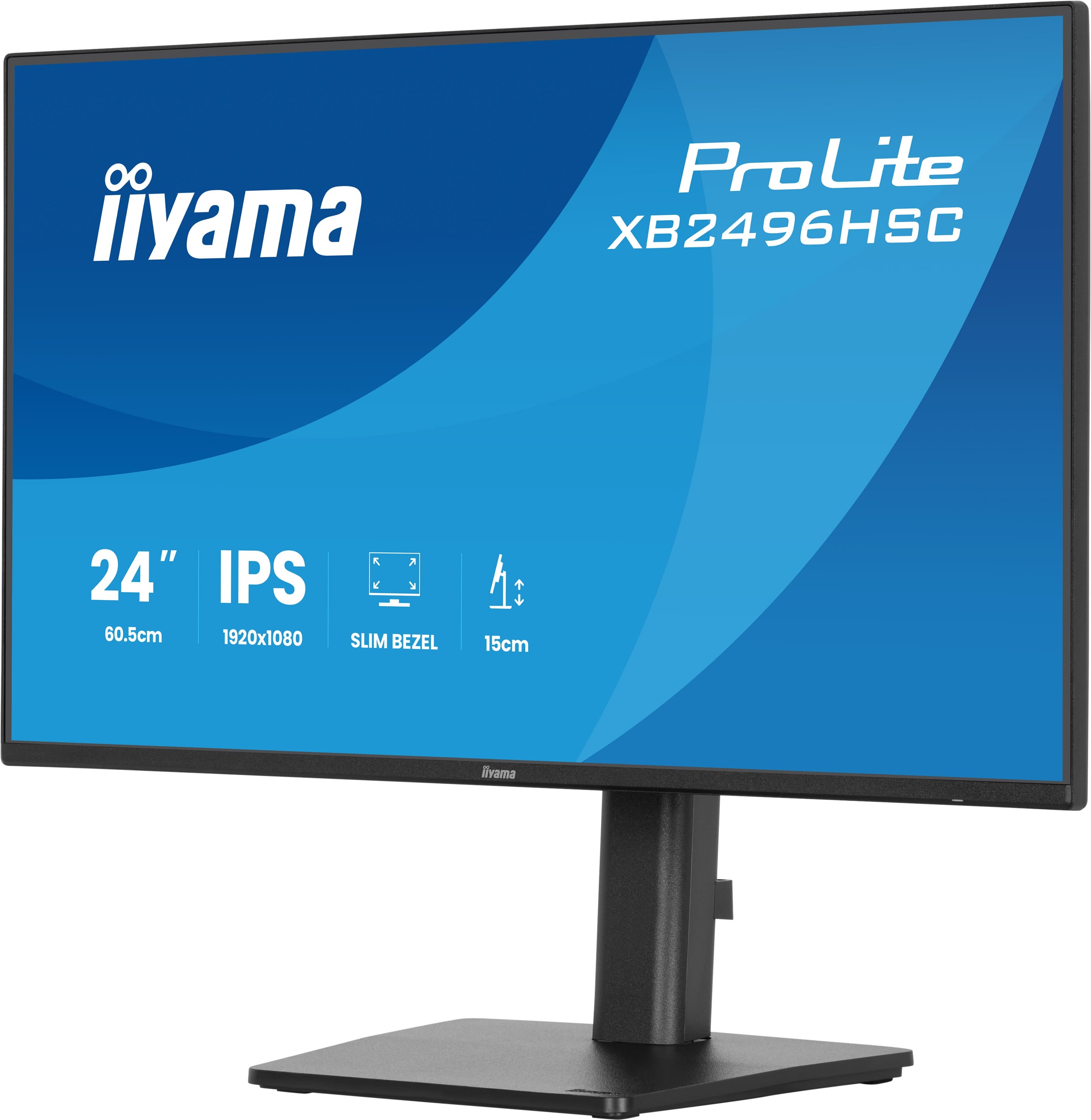 24iWIDE LCD 1920 x 1080 144 Hz IPS panel LED Bl. USB-Hub(1xOut v3.2 +1xUSB-C(5 Watt)) Pivot Height Adjust.(15cm) 300 cd/m 1500:1 StaticContrast 80.000.000:1 ACR