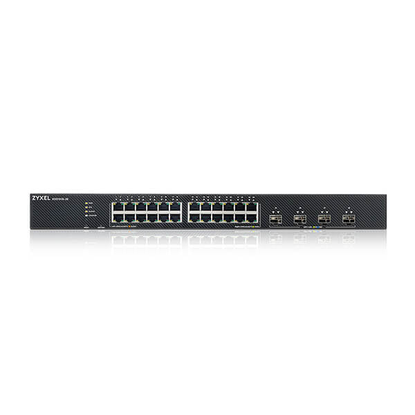 XGS1935-28 28 Port Smart Managed Switch24x Gigabit Copper and 4x 10G SFP+ hybrid mode standalone or NebulaFlex Cloud