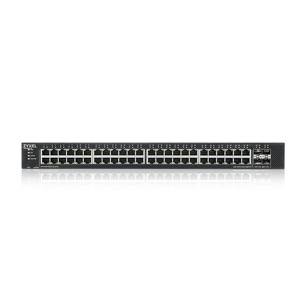 XGS1935-52 52 Port Smart Managed Switch48x Gigabit Copper and 4x 10G SFP+ hybrid mode standalone or NebulaFlex Cloud