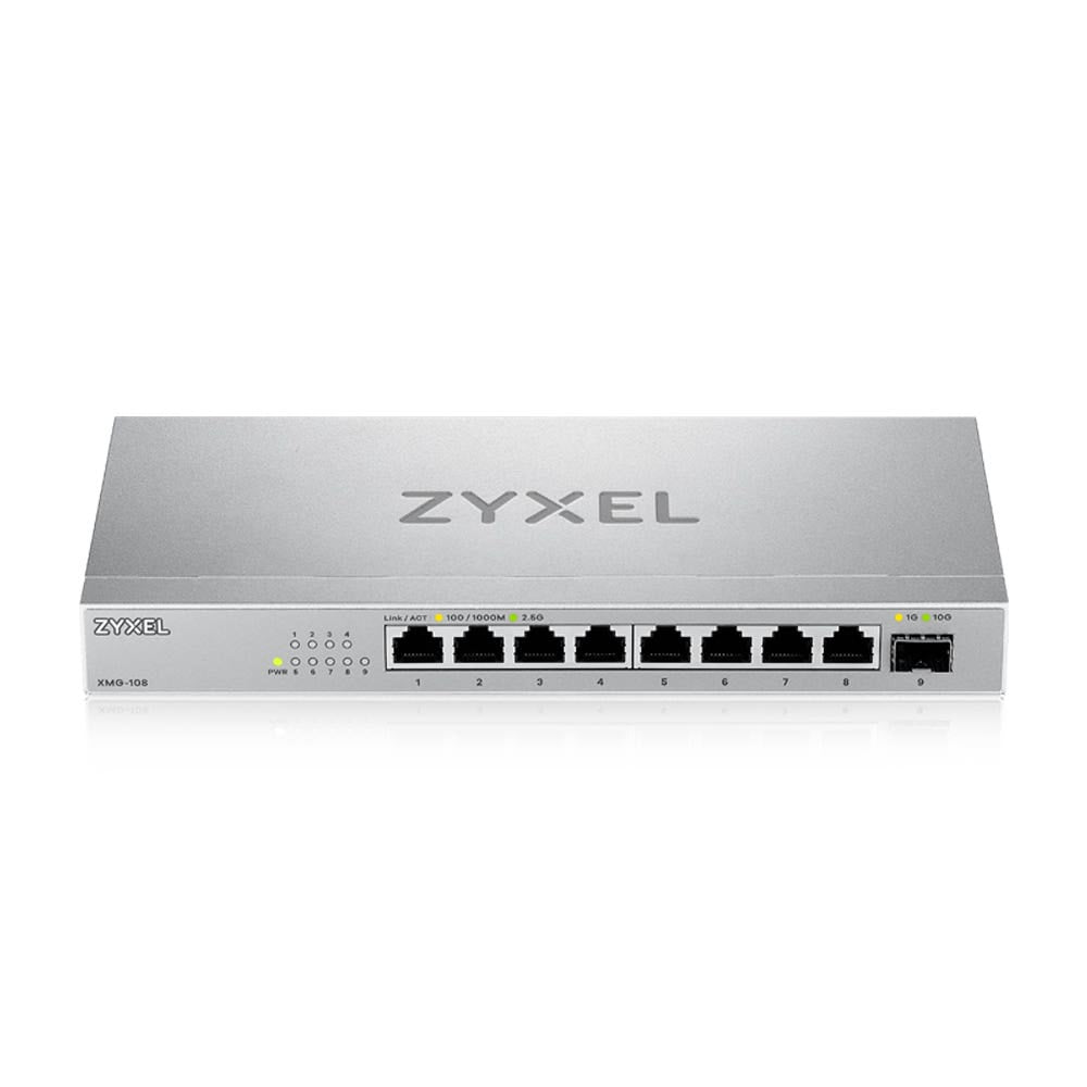 XMG-108 8 Ports 2 5G + 1 SFP+ Desktop MultiGig unmanaged Switch