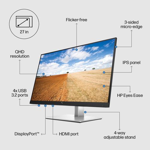 HP Printing & Computing HP E27q G4 QHD Monitor