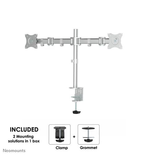 Neomounts Neomounts Flat Screen Desk mount (10-27i) desk clamp/grommet