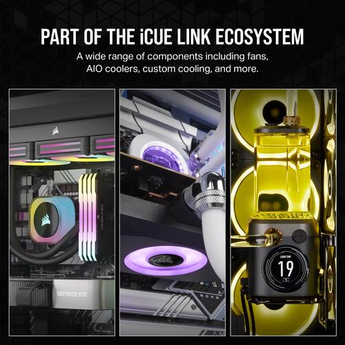Corsair CORSAIR RX RGB Series iCUE LINK RX120 RGB 120mm RGB Fan Triple Fan Kit
