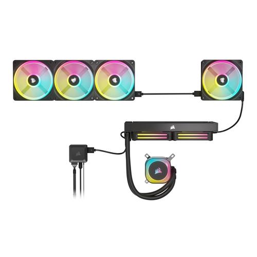Corsair QX RGB Series iCUE LINK QX120 RGB 120mmMagnetic Dome RGB Fan Expansion Kit