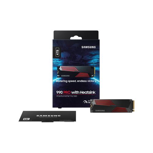 Samsung SSD 990 PRO Heatsink M.2 NVME 4TB