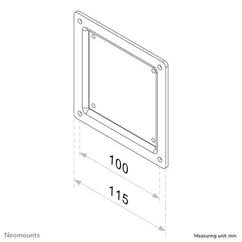 Neomounts Neomounts VESA Conversion Plate - VESA 75 to 100