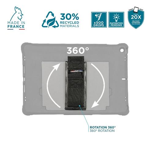 Mobilis PROTECH - Case + 360 handstrap + kickstand for iPad 10.9i (10th gen)