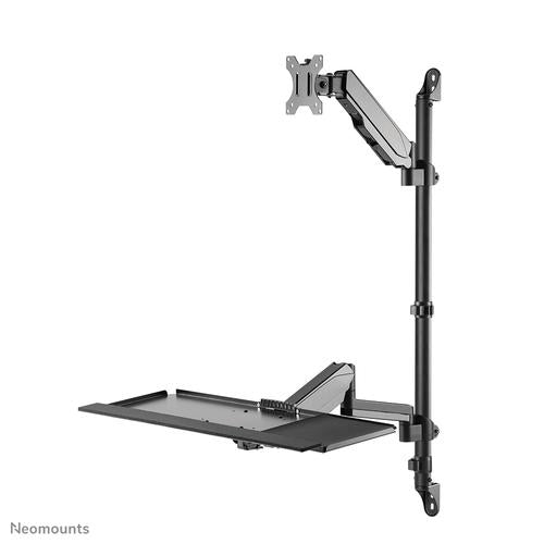 Neomounts Neomounts wall mounted sit-stand workstation (Screen Keyboard & Mouse)