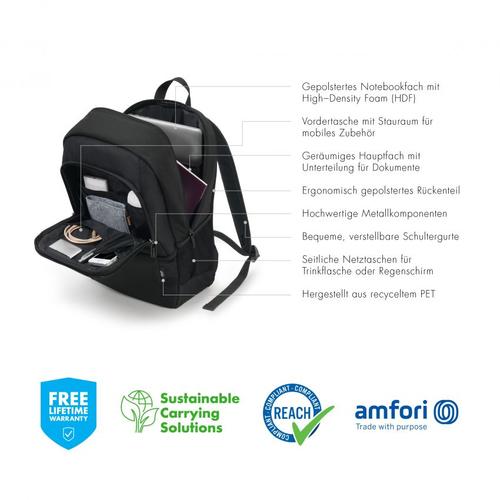 Dicota Eco Backpack BASE 13-14.1