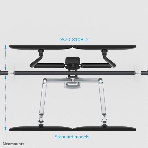 Neomounts Neomounts Desk Mount ultra flat (clamp/grommet)