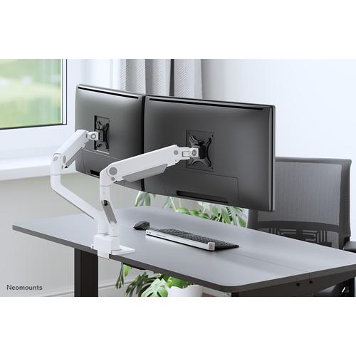 Neomounts Neomounts Next One Desk Mount double display (topfix clamp &grommet)