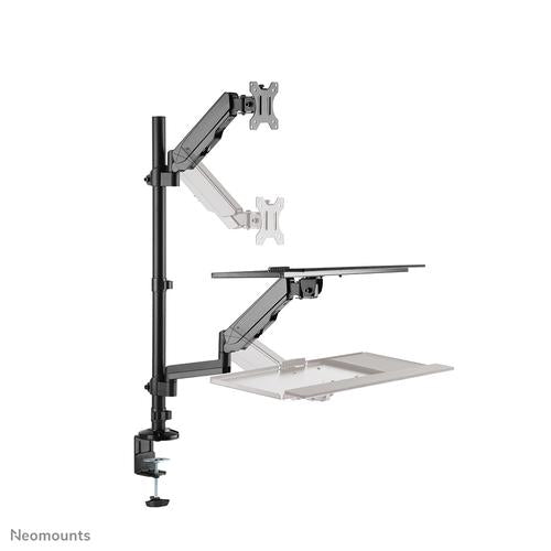 Neomounts Neomounts desk mounted sit-stand workstation (Screen Keyboard & Mouse)