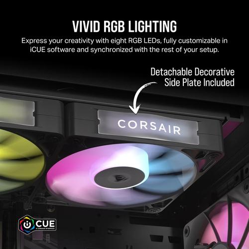 Corsair CORSAIR RX RGB Series iCUE LINK RX120 RGB 120mm RGB Fan Single Fan