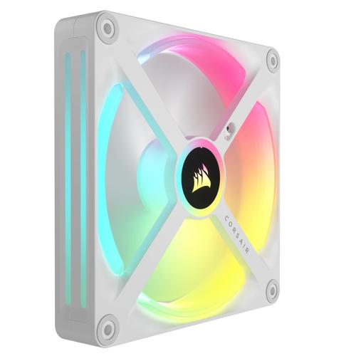 Corsair QX RGB Series iCUE LINK QX140 RGB WHITE140mm Magnetic Dome RGB Fan Expansion Kit