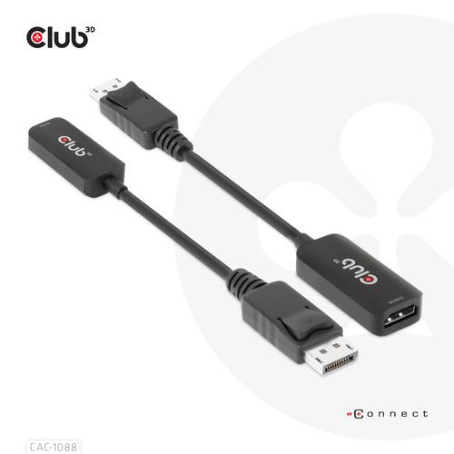 Club 3D DisplayPort 1.4 to HDMI 4K120Hz/8K60Hz HDR Active adapter M/F