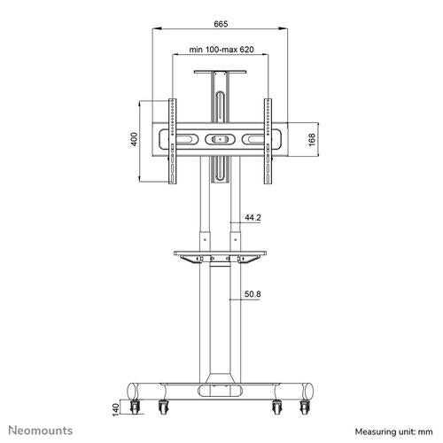 Neomounts Neomounts Mobile Flat Screen Floor Stand (32-75i)